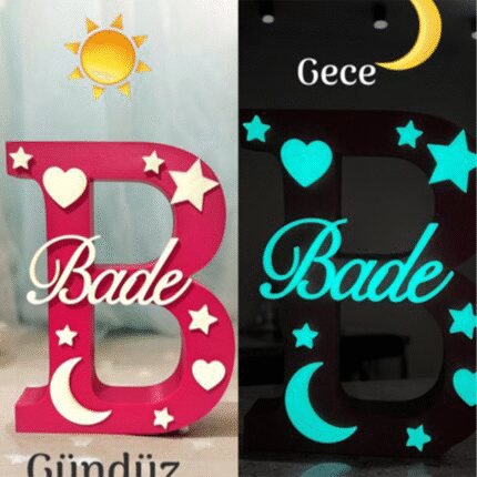 Büyük Harf Çocuk Odası Dekoru